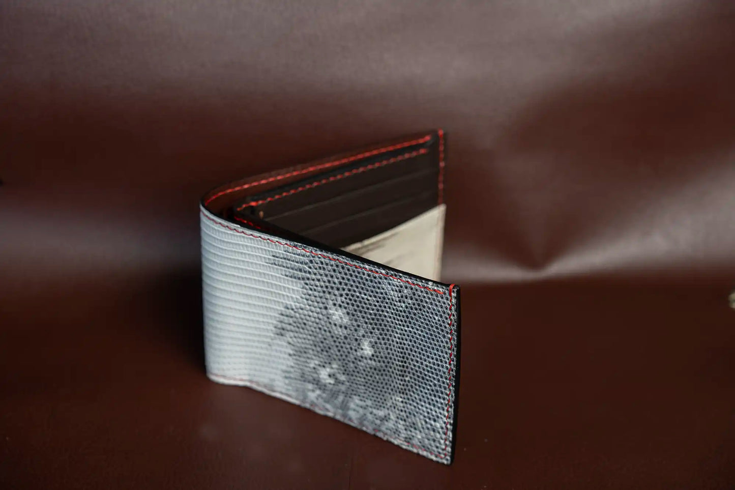 Men’s Handmade Lizard Leather Wallet