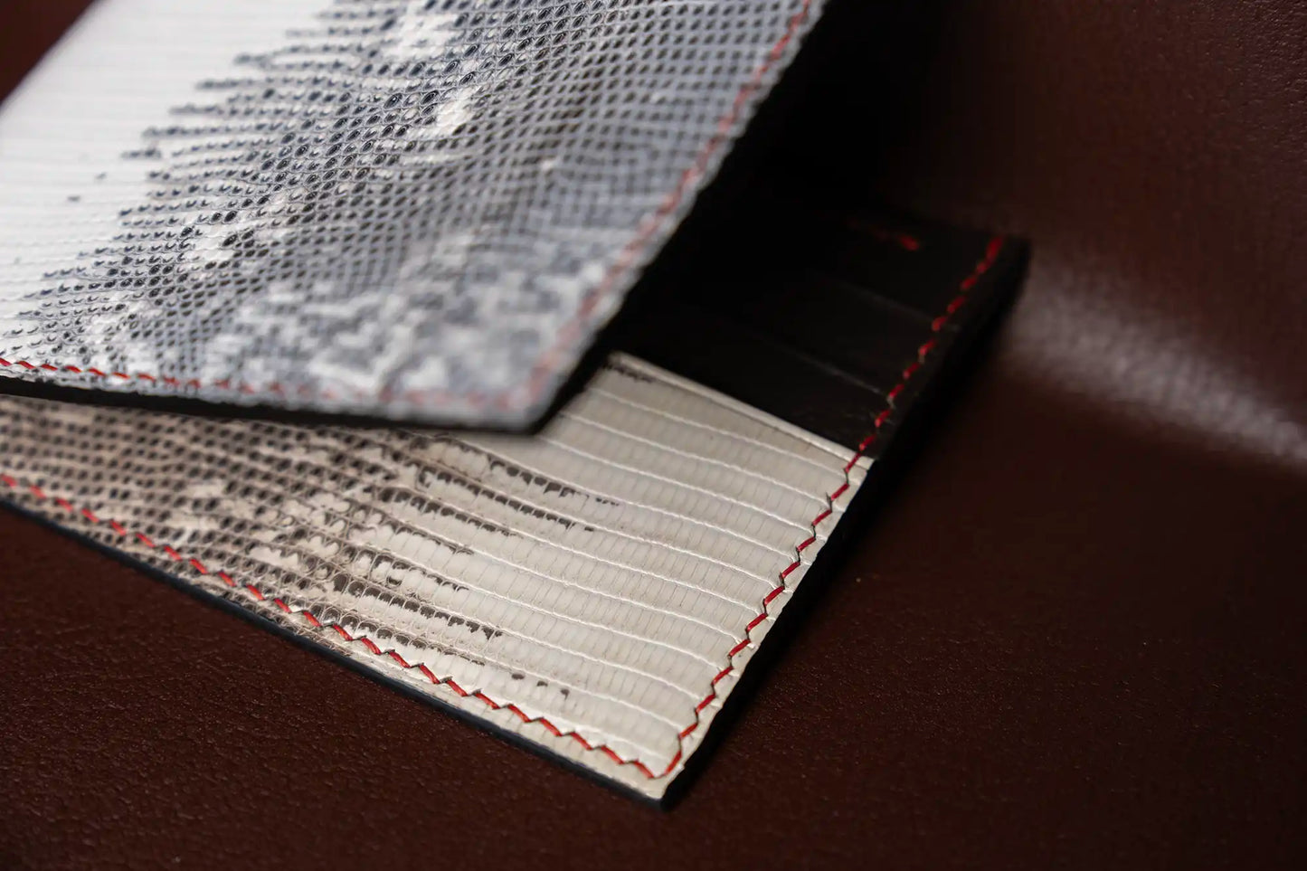 Men’s Handmade Lizard Leather Wallet