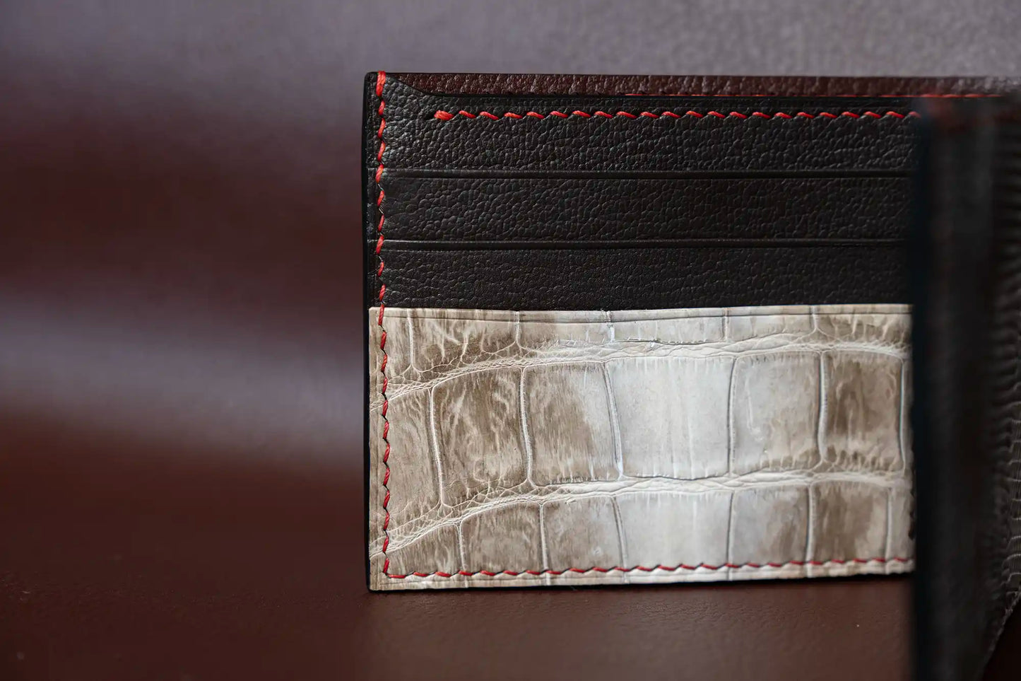 Men’s Handmade Lizard Leather Wallet