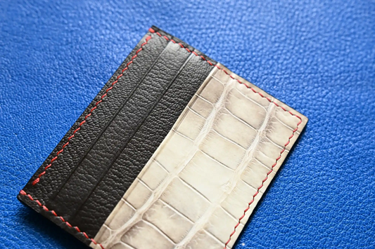 Crocodile Leather card holder