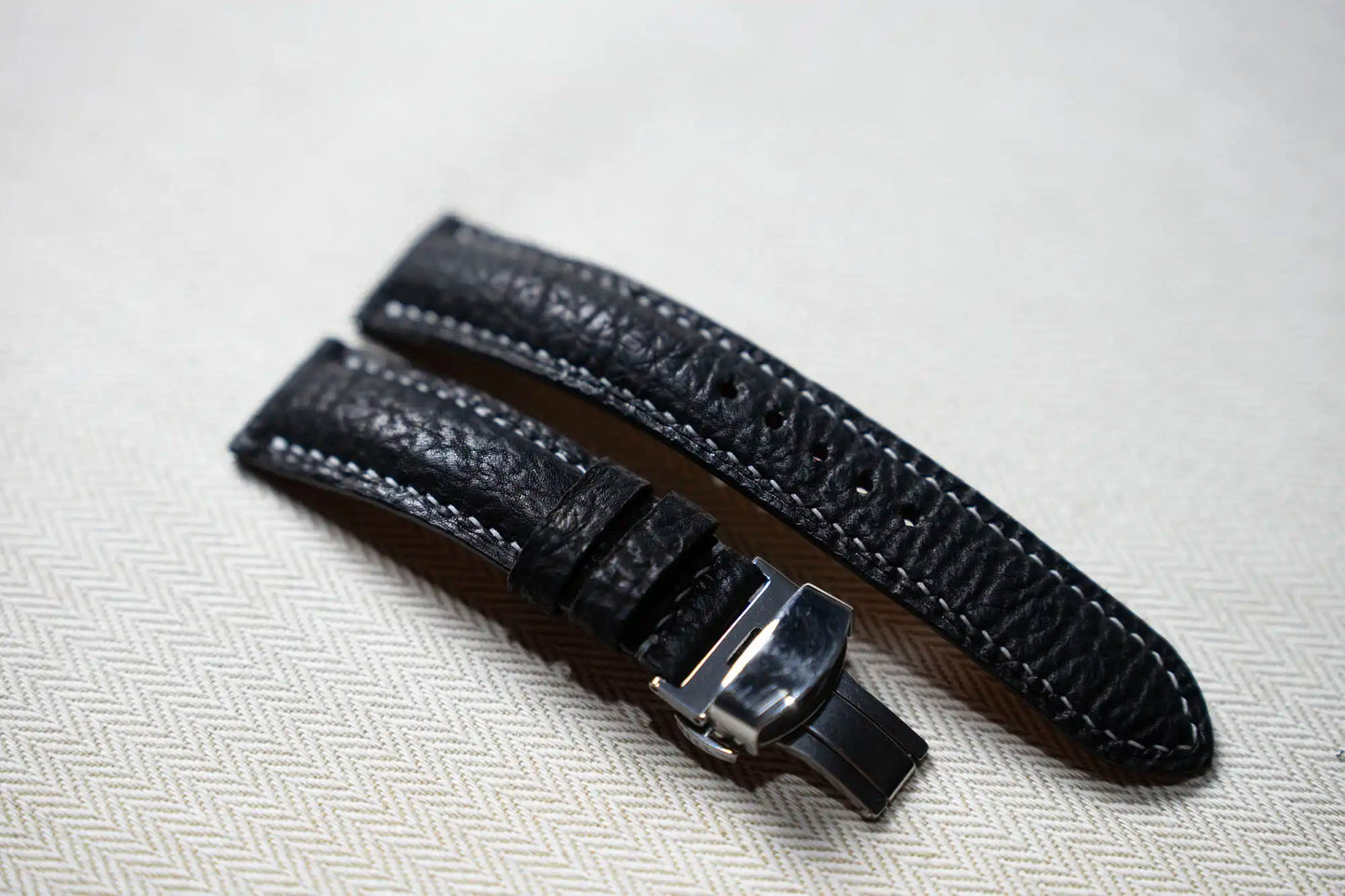 Shark Leather Watch Strap