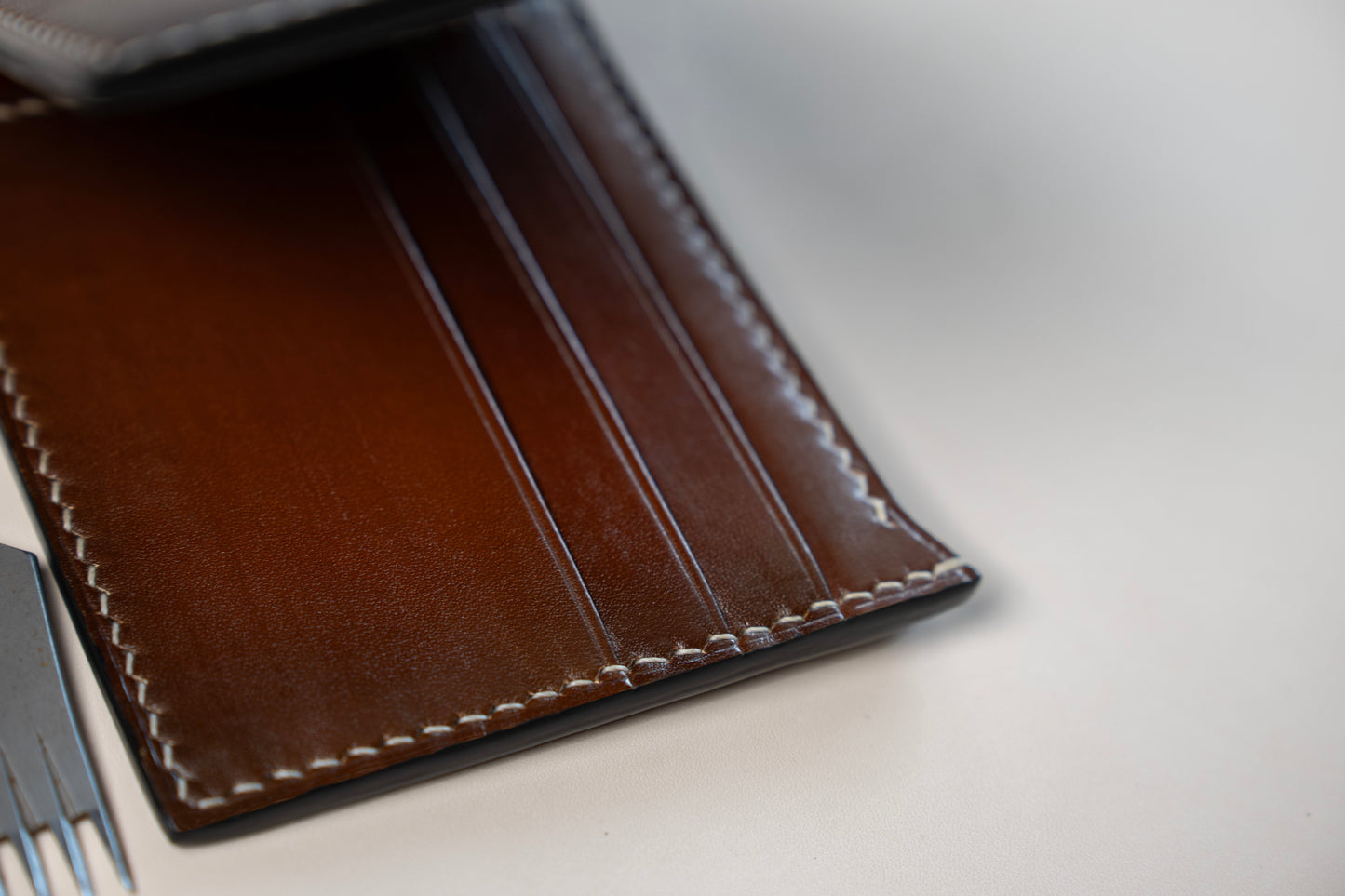 cowhide leather wallet card