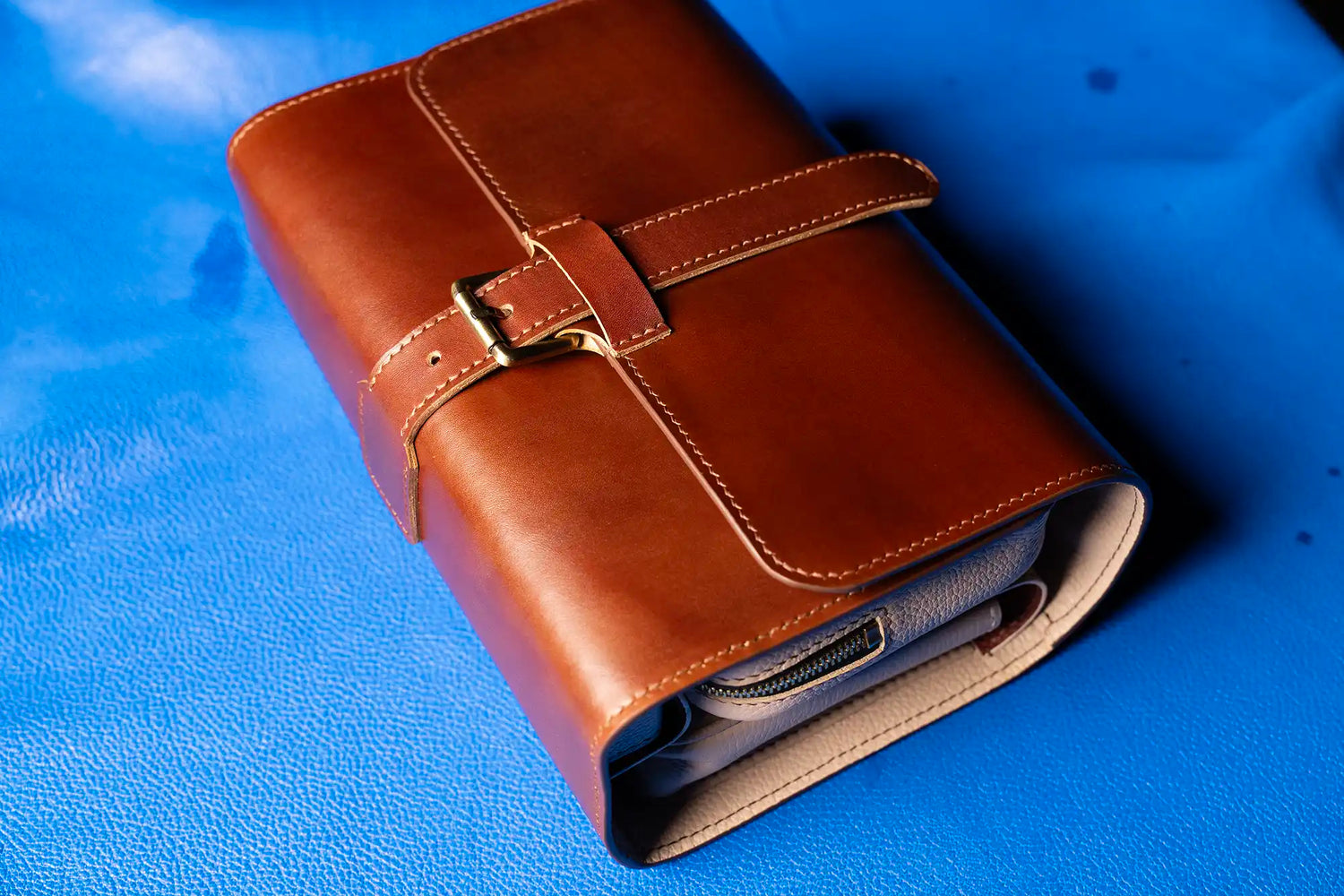 handmade leather bag