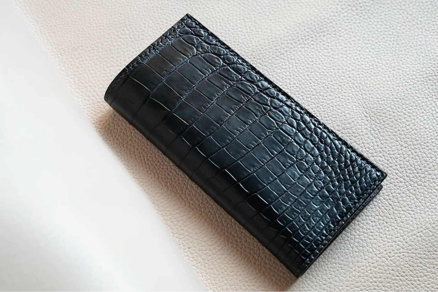 Crocodile long wallet