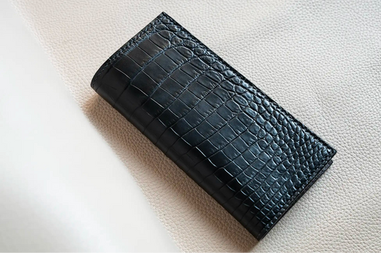 Crocodile long wallet