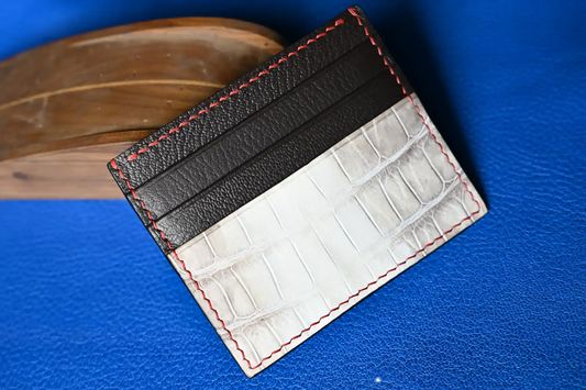 Crocodile Leather card holder