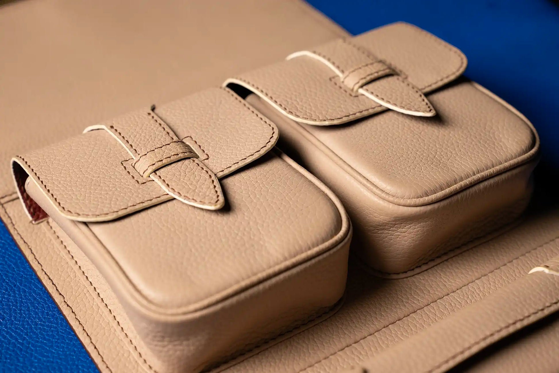 Leather Travel Toiletry Bag