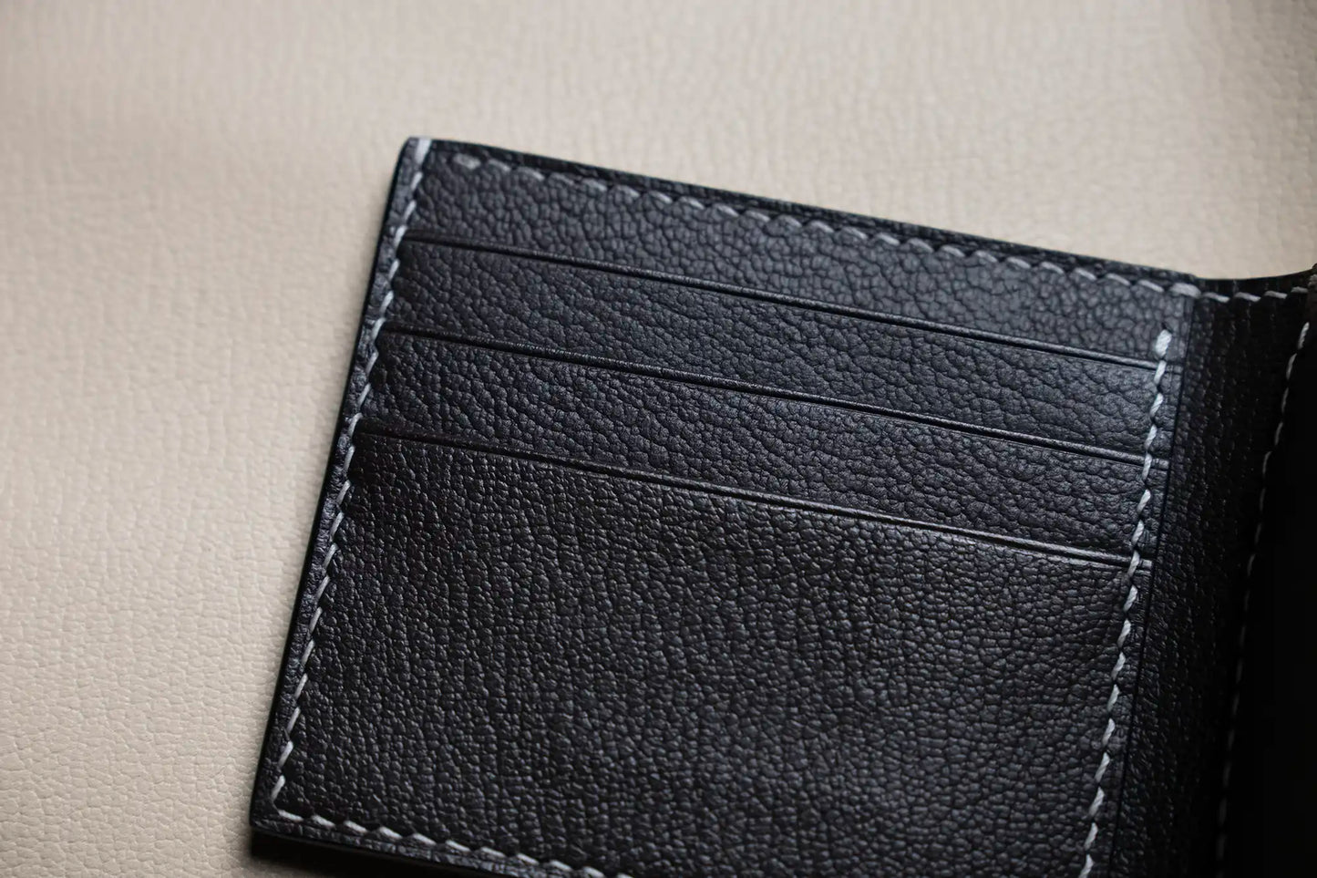 Men’s Handmade Mini Crocodile Leather Bifold Wallet