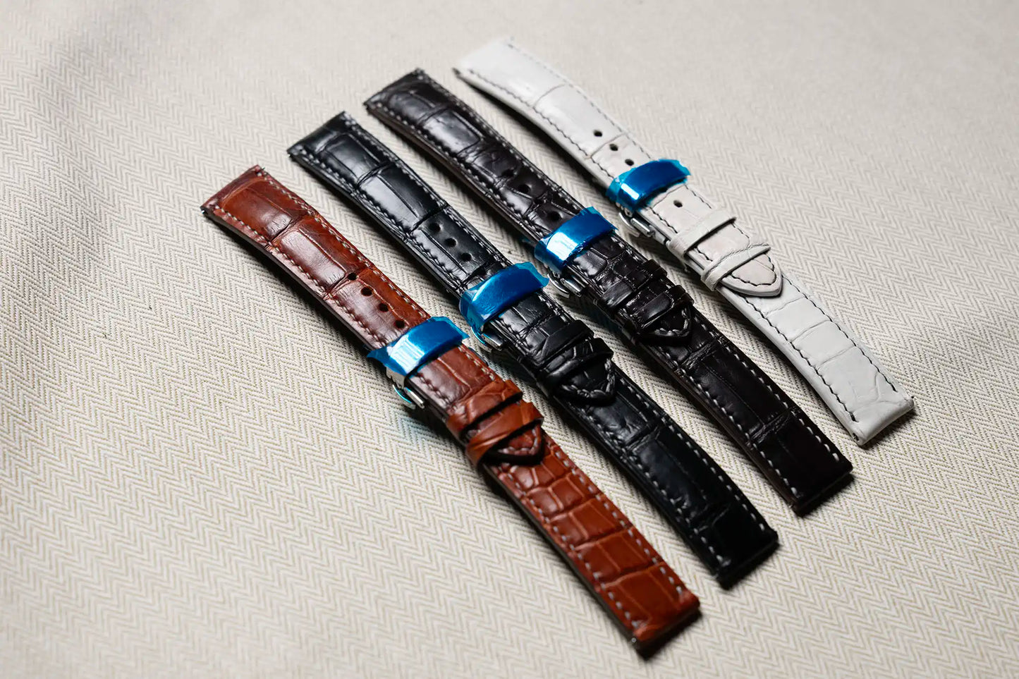 Crocodile Leather watch strap