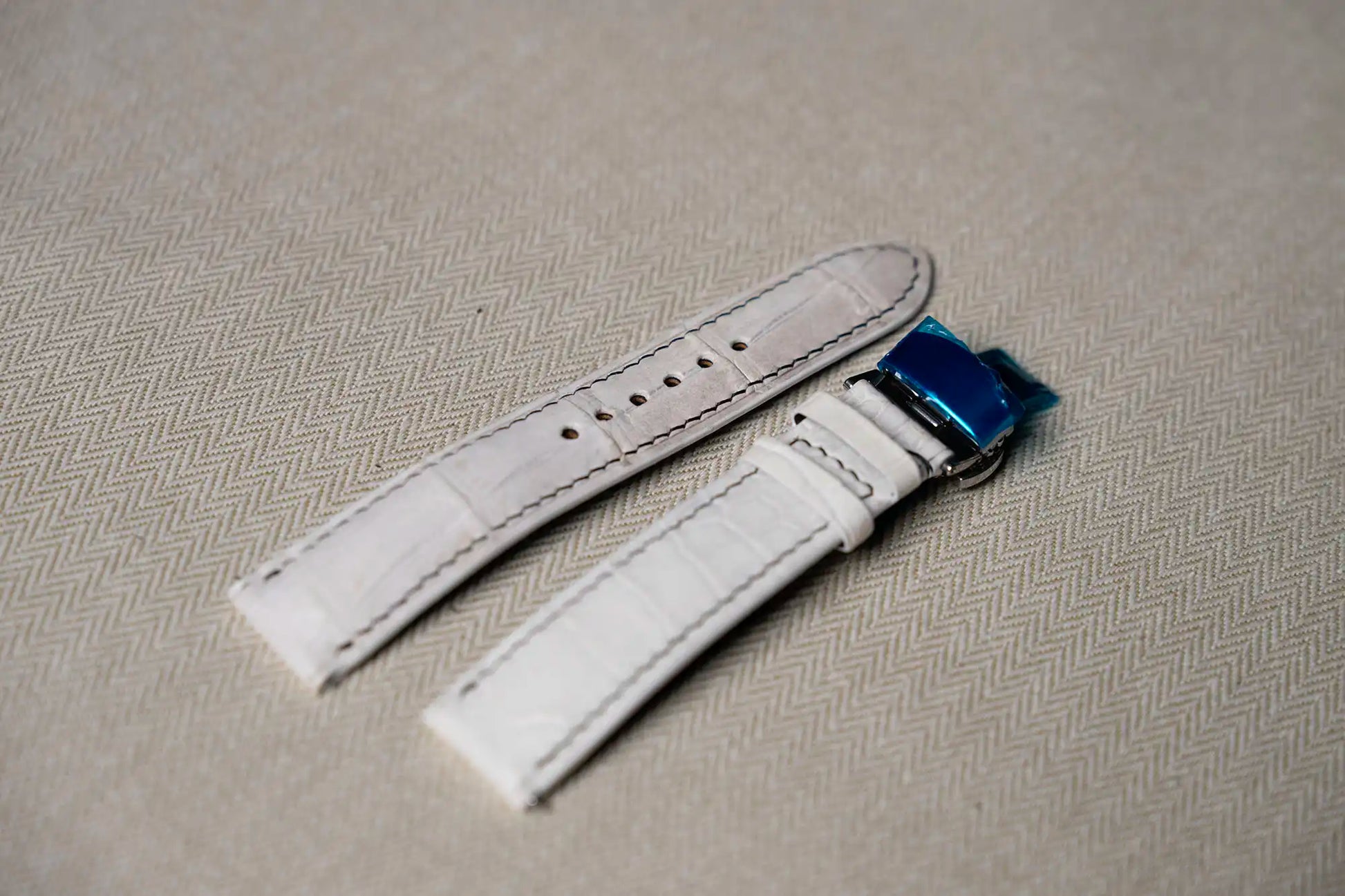 Crocodile Leather watch strap
