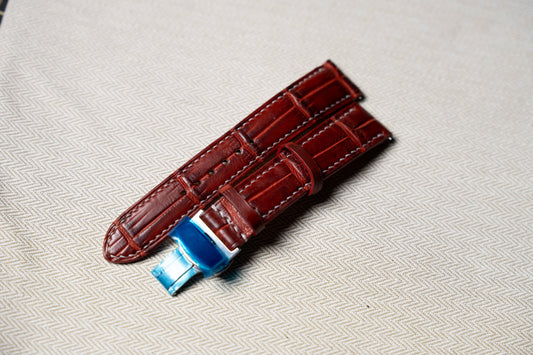 Alligator Leather watch strap