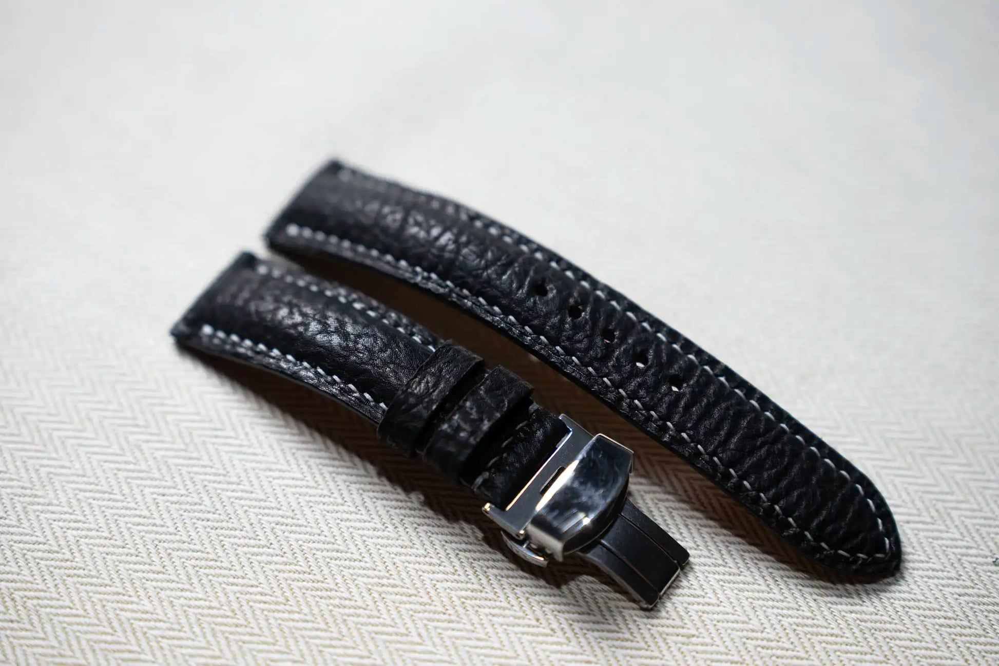 Shark Leather Watch Strap