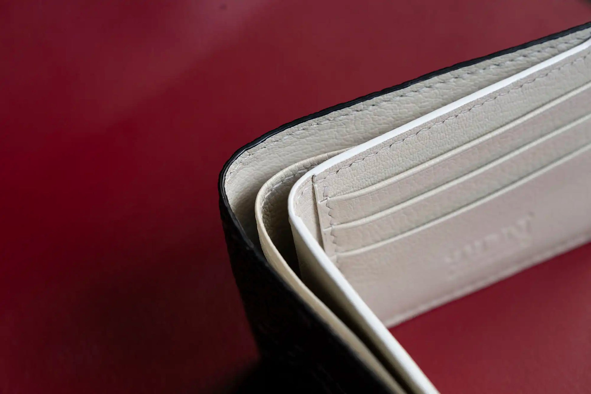Handmade shark leather bifold wallet