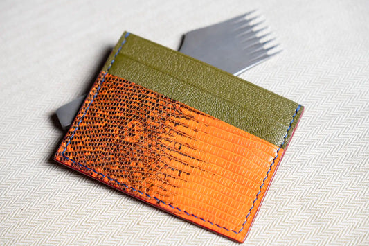 variant-4 |lizard leather card holder