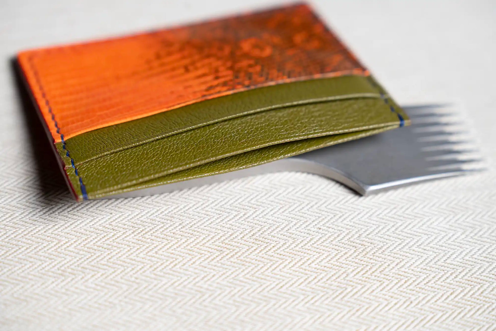 variant-4 | lizard leather card holder