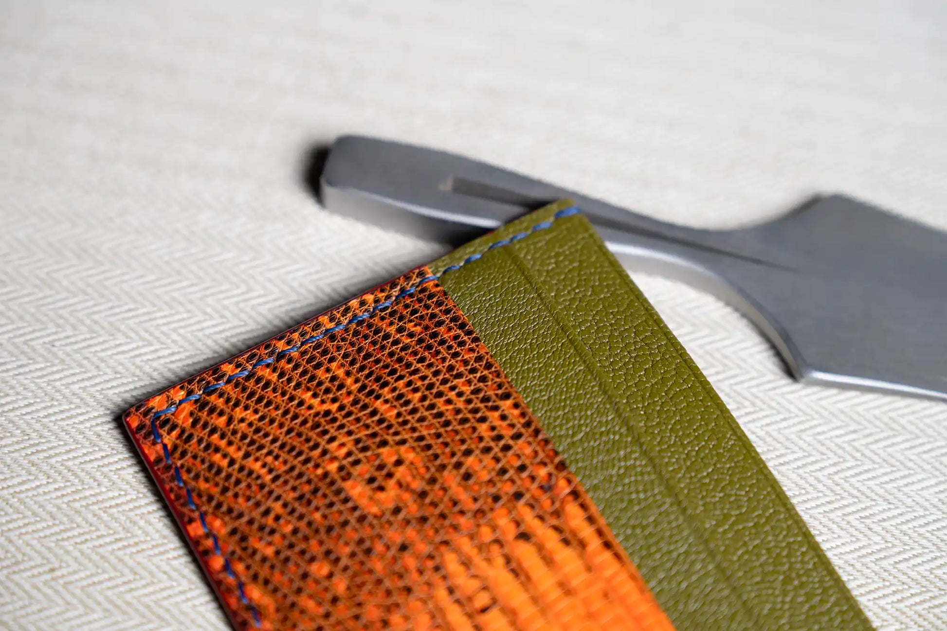 variant-4 | lizard leather card holder