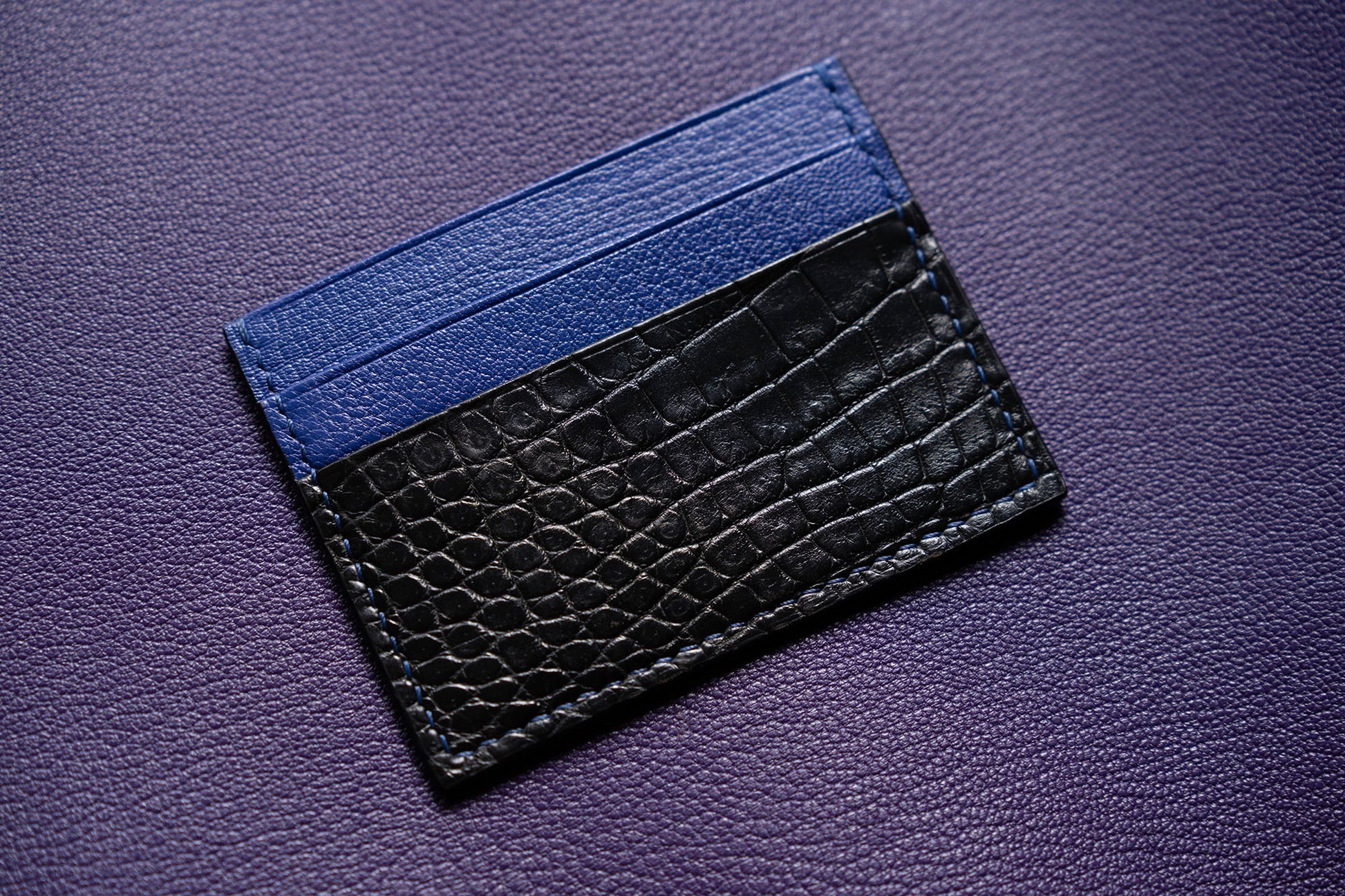 variant-croc | Crocodile Leather card holder