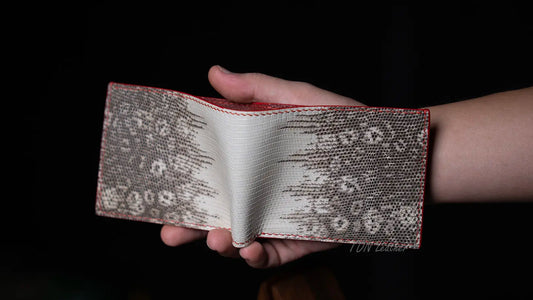 Men’s Handmade Lizard Leather Wallet